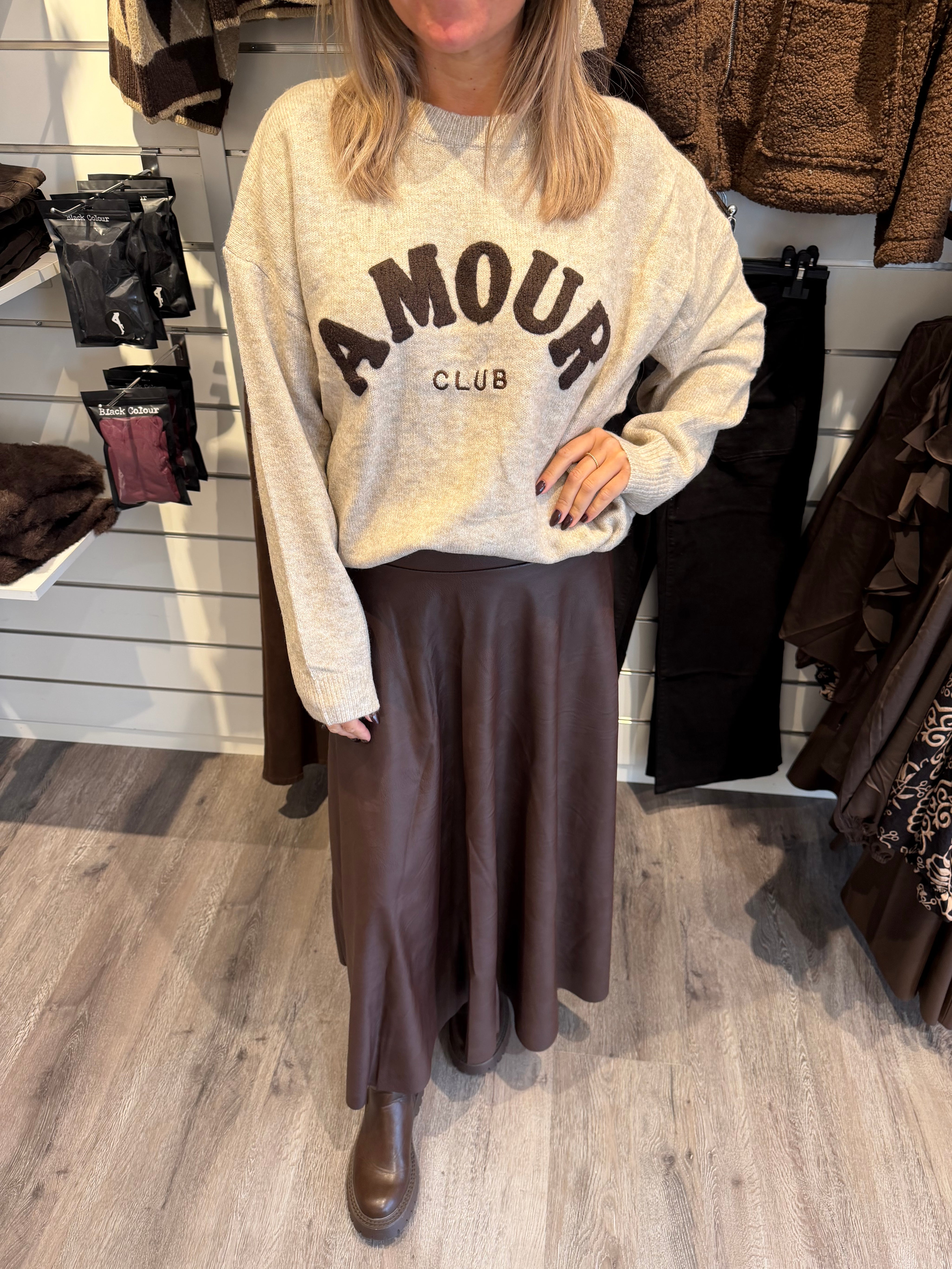 Rihanna Tröja Amour Taupe