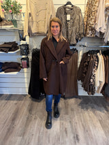Zorina Teddyjacka Lång Coffee