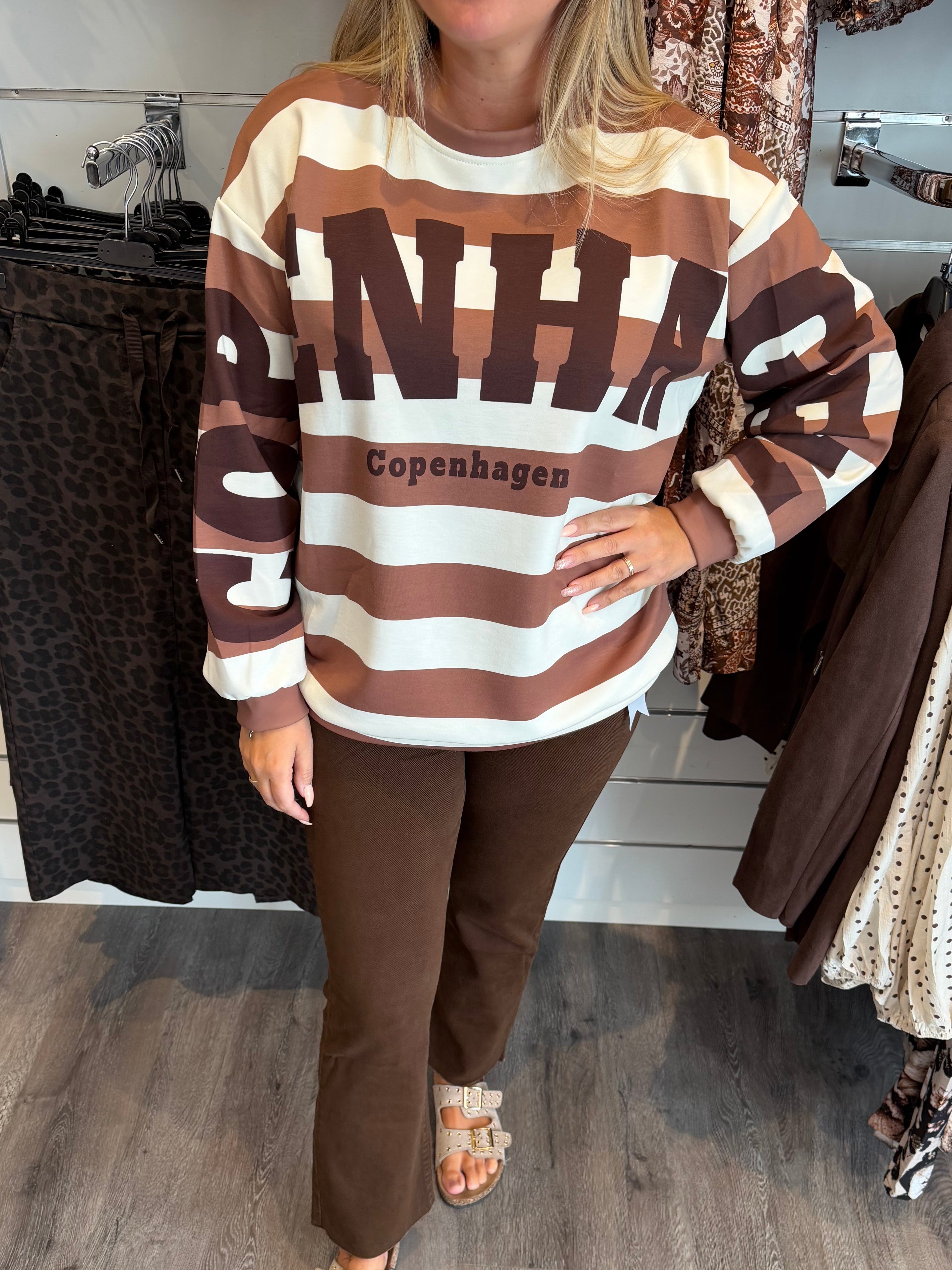 Nerina  Sweatshirt Copenhagen -Choco