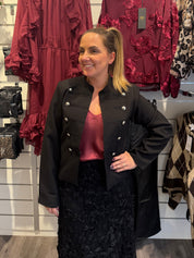 BCNathalie jacka  Officer jacka Svart