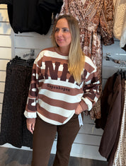 Nerina  Sweatshirt Copenhagen -Choco