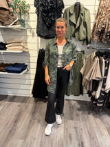 Oliva Skjorta Camo Khaki
