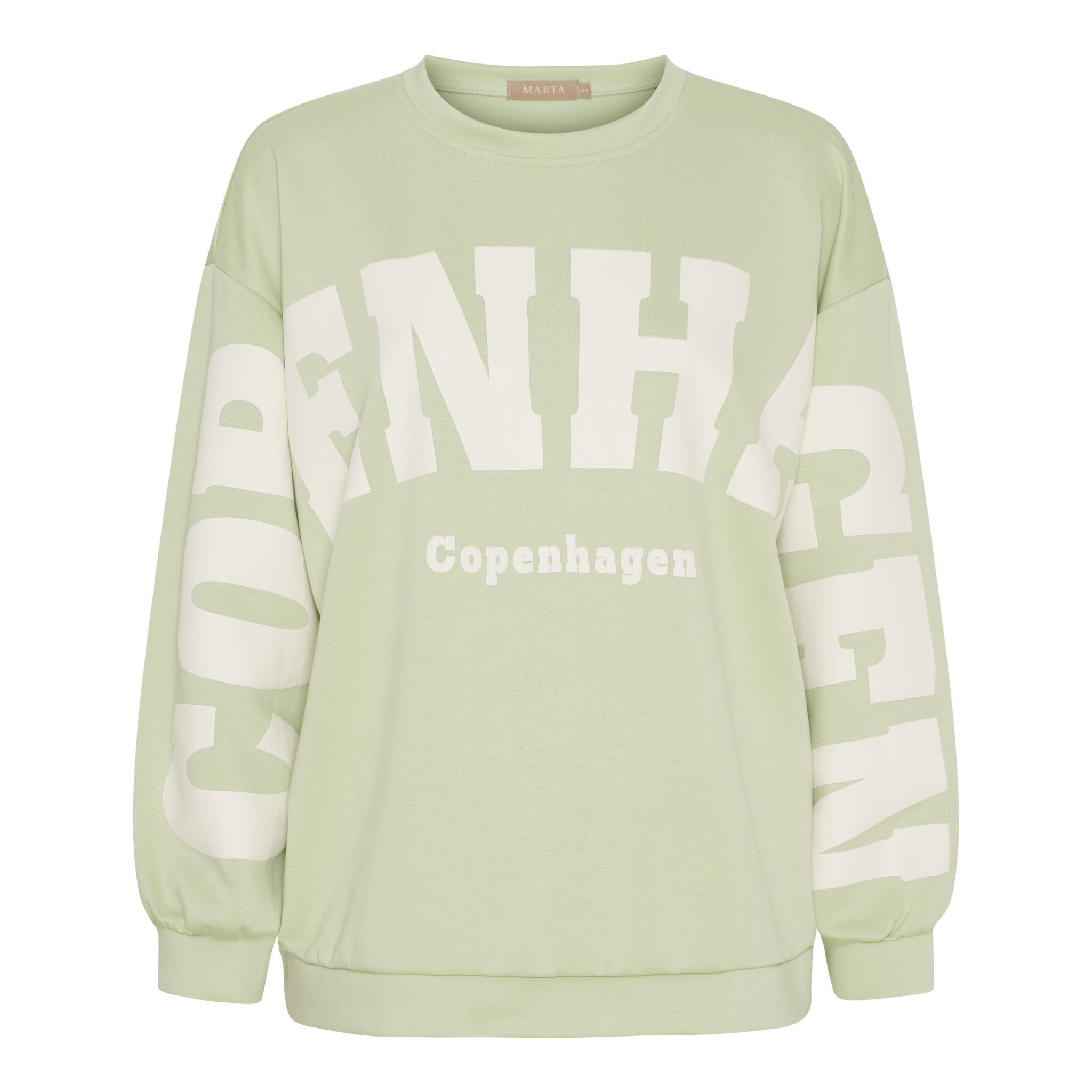 Hibiscus - Sweatshirt- Copenhagen - Ljusgrön