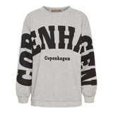 Hibiscus - Sweatshirt- Copenhagen - Grå/Svart