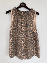 Lucina Topp Leopard Camello