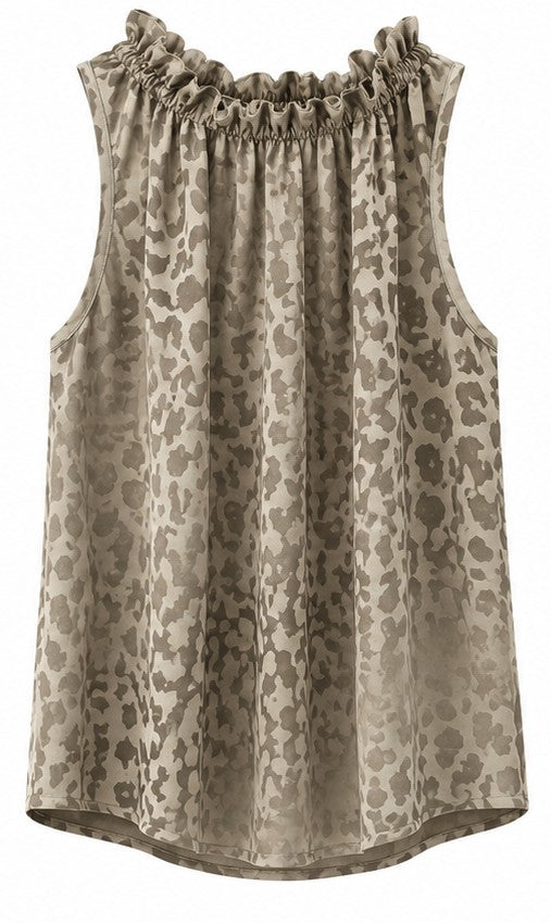 Lucina Topp Leopard Fango