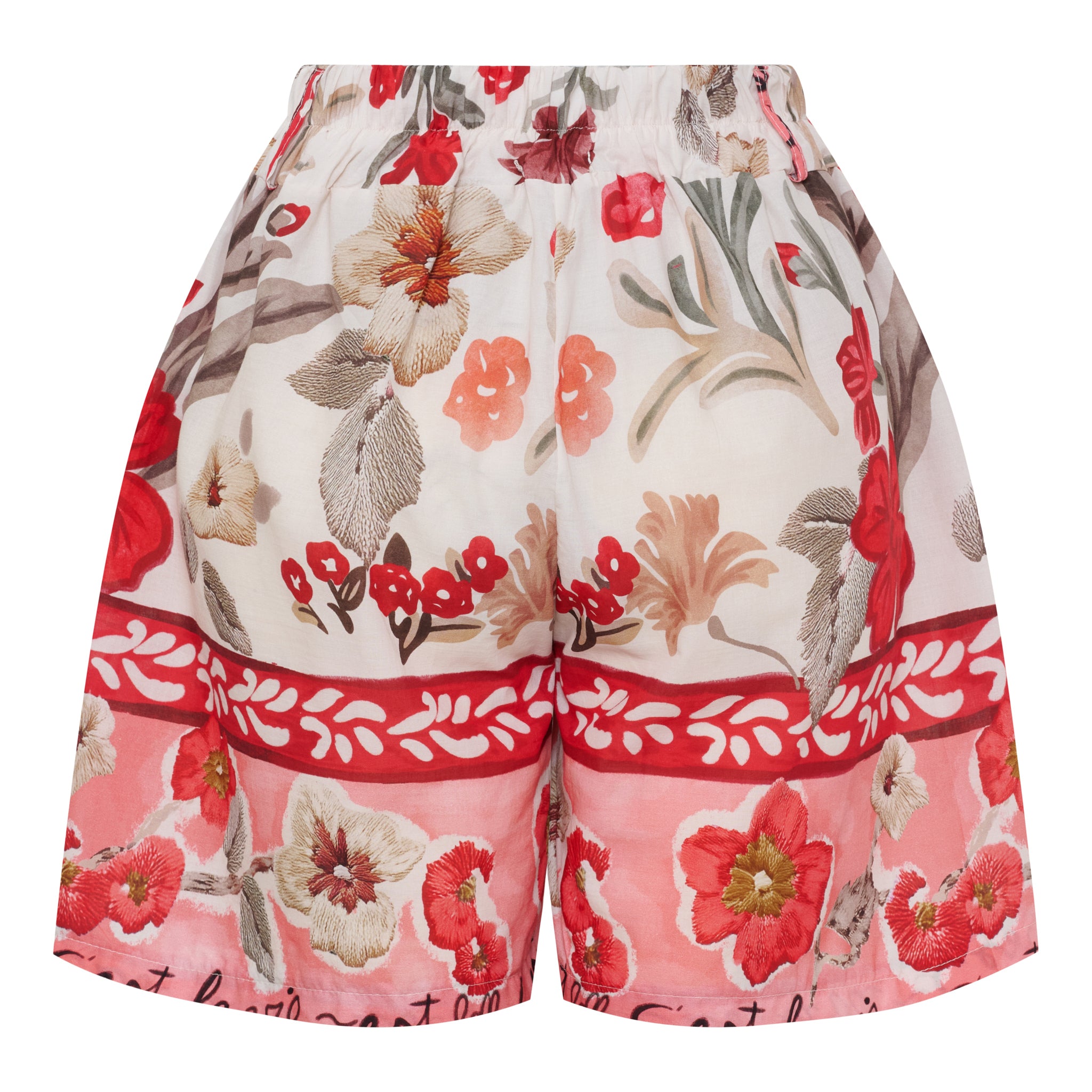 Tora Shorts Mönster Röd