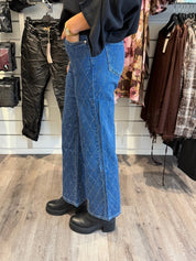 Foly Jeans Glitter wideleg FR621 denim