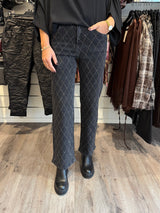 Foly Jeans Glitter wideleg FR621 Grå