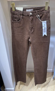 Jenna - Jeans - Flare - Brown