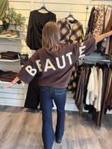 JannySC Sweater Chocolate
