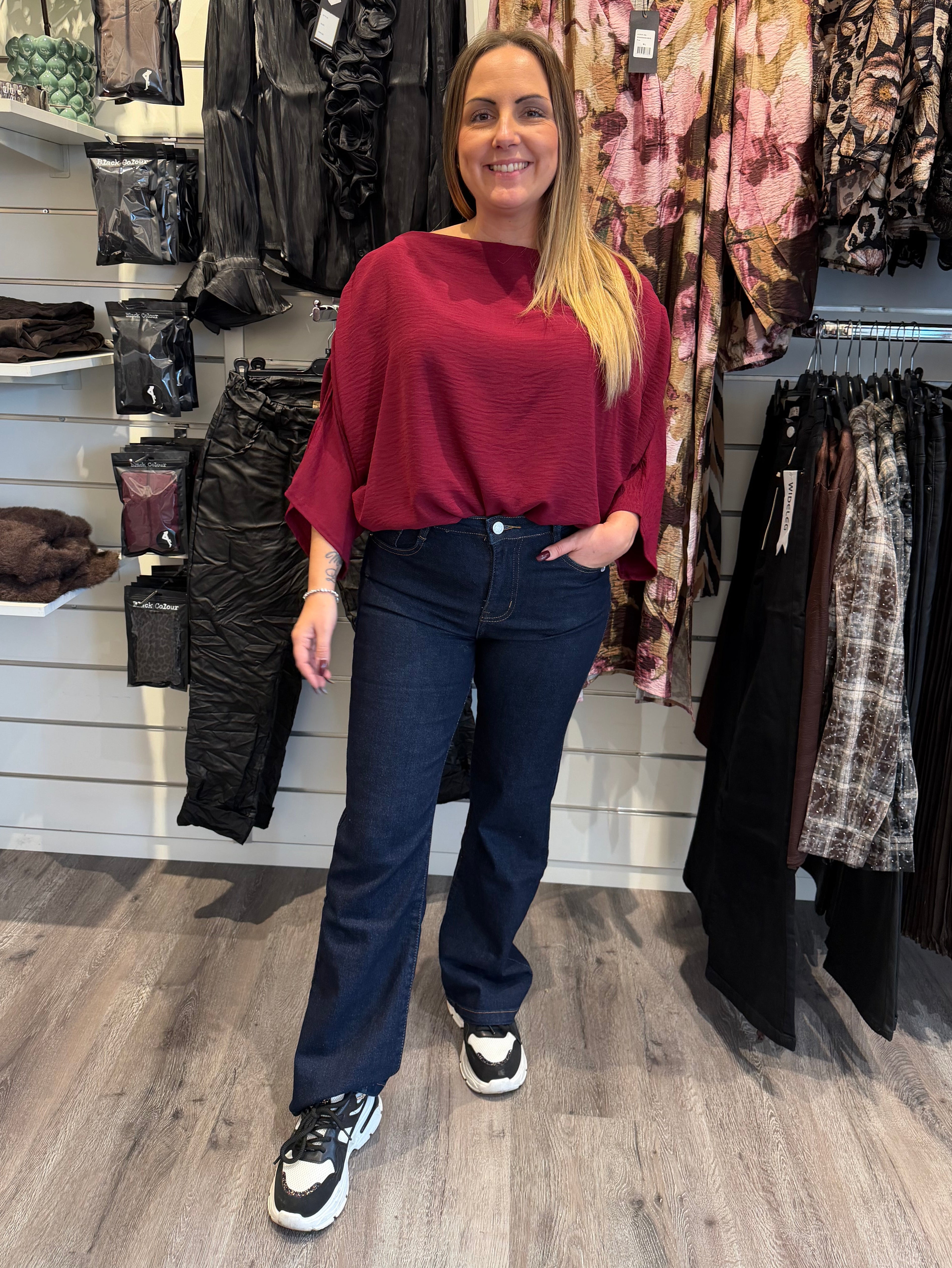 Foly Jeans Y16163T Mörkdenim