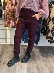 Uma Byxa med resår Bordeaux