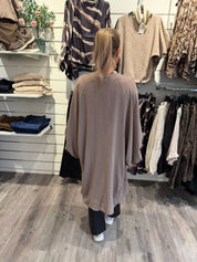 Wilma Cardigan ballong Taupe