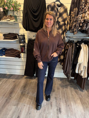 JannySC Sweater Cardigan Chocolate