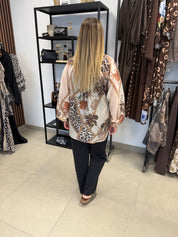 Fortuna Blus Leo/Flower Beige