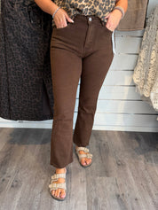 Jenna Jeans Flare Coffee Y630614