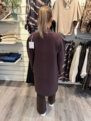Thea - Långkofta - Choco