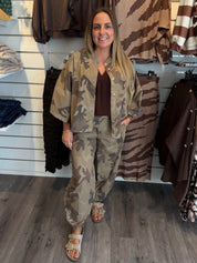 BCAlly Ballongbyxa Camouflage Brown