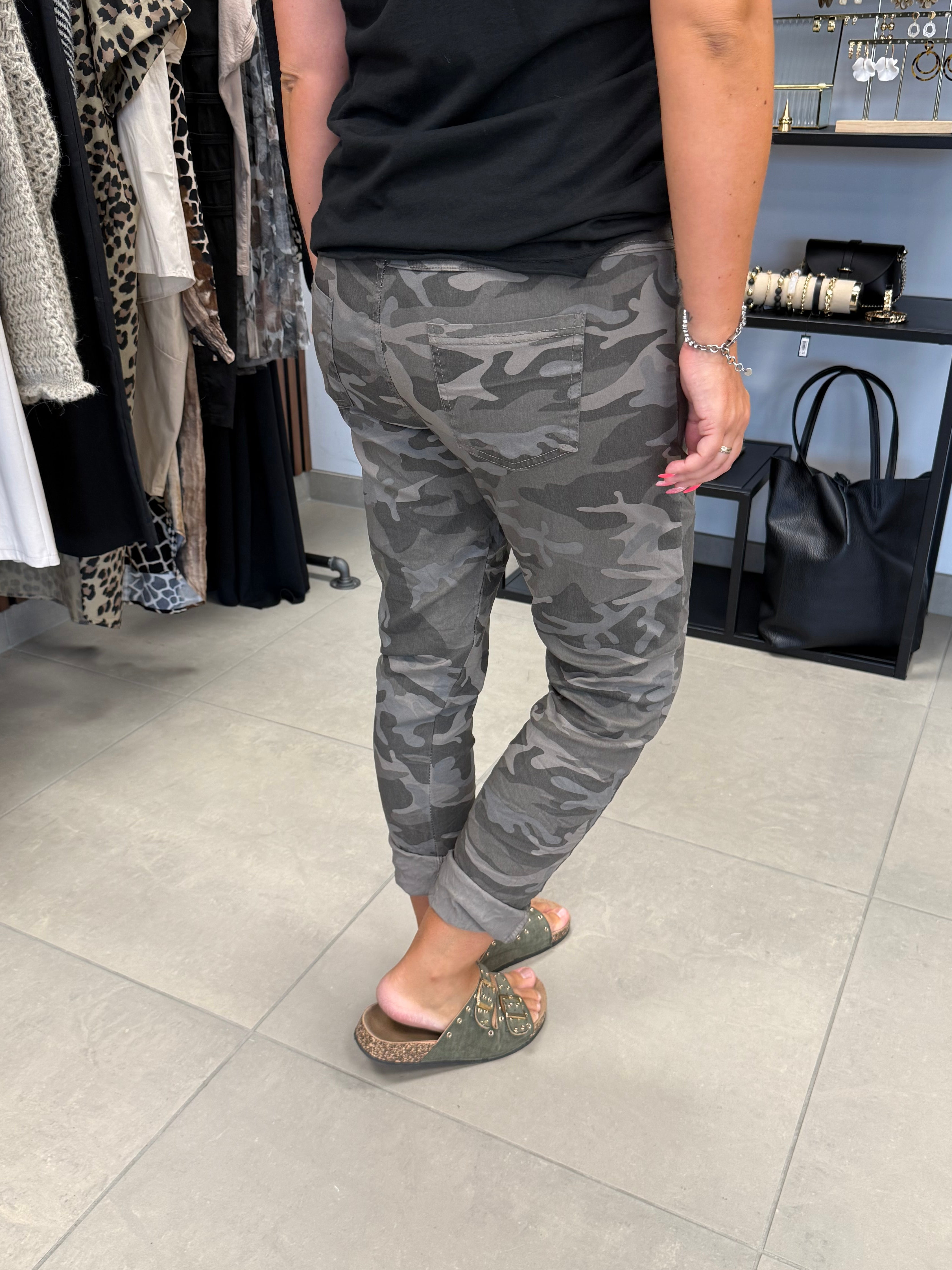 Adria Magiska byxor Camo Taupe