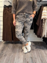 Solveig- Magiska byxor Camo Taupe