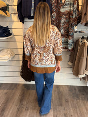Melisande blus Camello