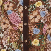 Acorn Klänning - Blommig Brun