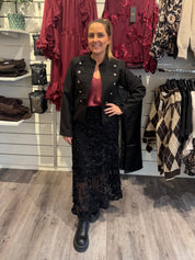 BCNathalie jacka  Officer jacka Svart