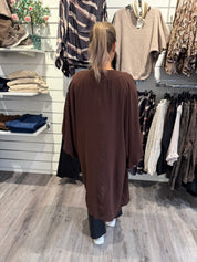 Wilma Cardigan ballong Choco