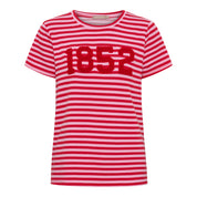 Alvera Tshirt Randig Röd/Rosa