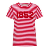 Alvera Tshirt Randig Röd/Rosa