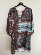 Peony  Klänning Paisley Choco