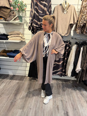Wilma Cardigan ballong Taupe