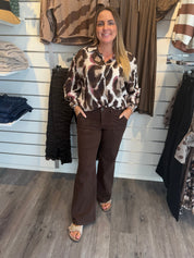 Signe  Jeans H662 Choco