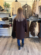 Zorina Teddyjacka Lång Coffee