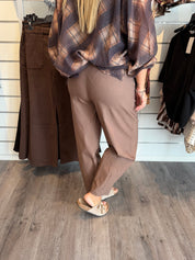 BCBeverly barrel Byxa Taupe
