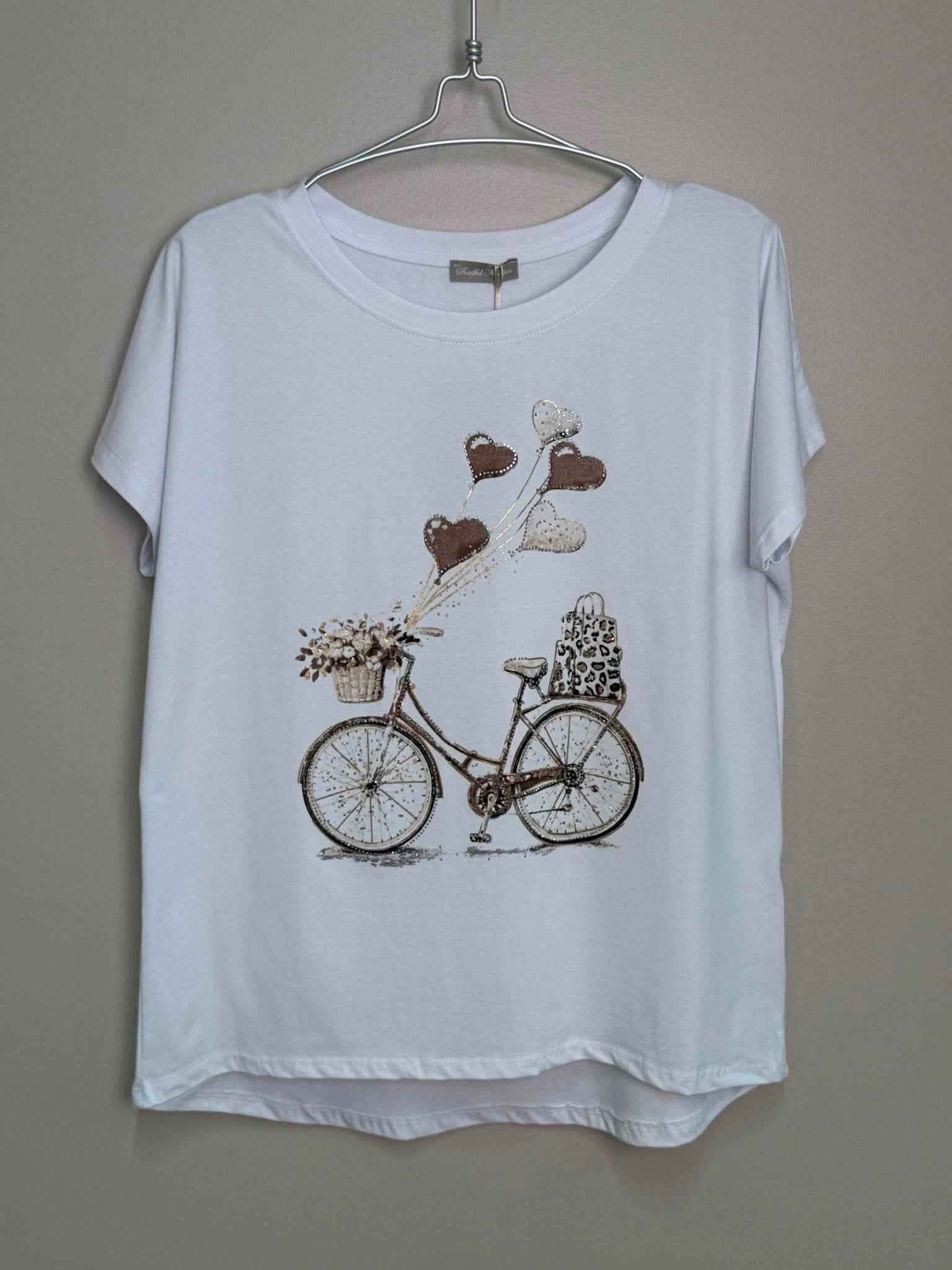 Linda - Tshirt - Cykel Choco