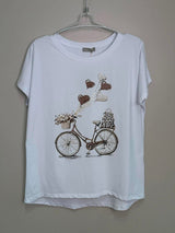 Linda - Tshirt - Cykel Choco