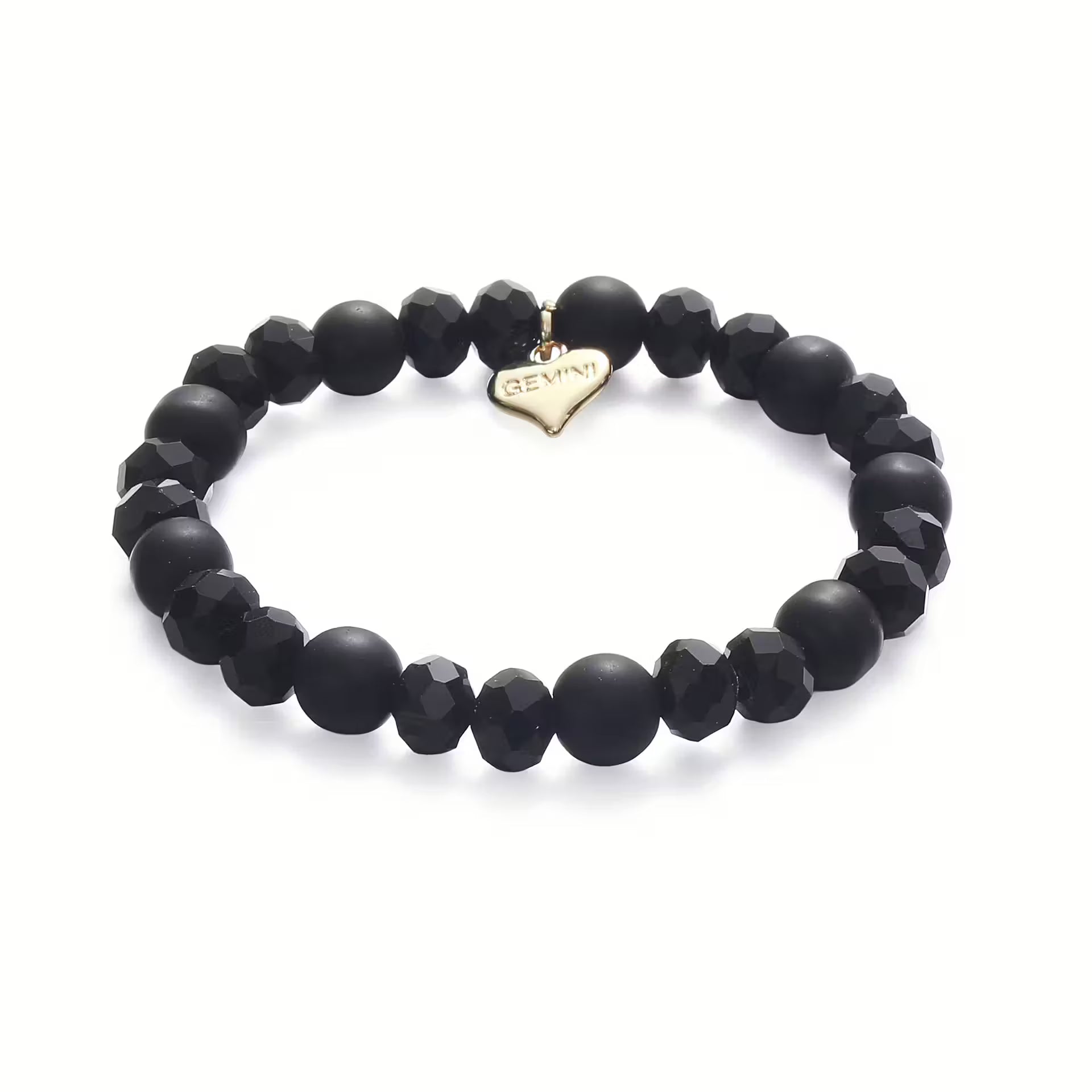 Gemini Armband pärlor Svart A442-25 col01
