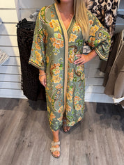 Stefania  Klänning Mönster  Military