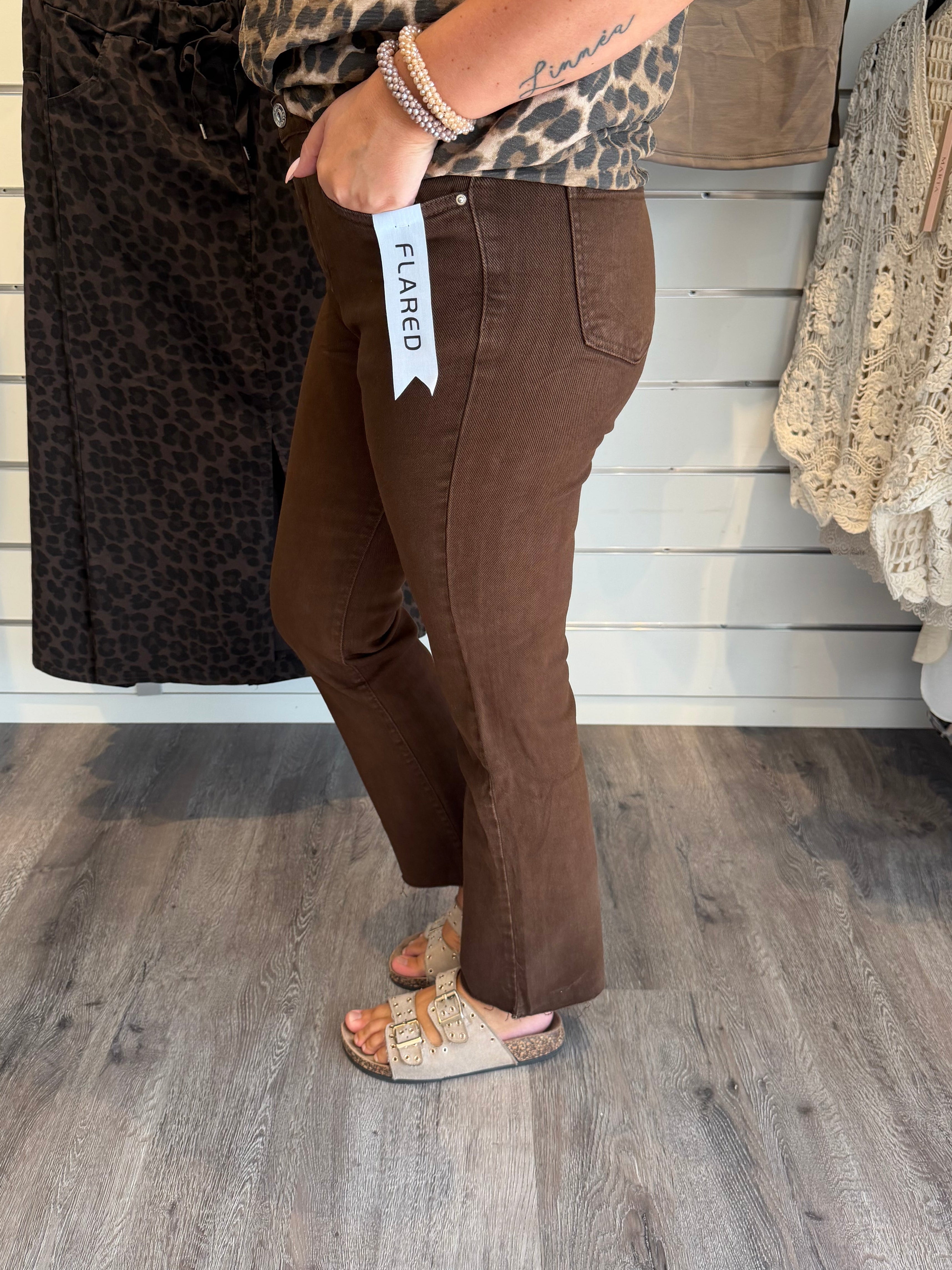 Jenna Jeans Flare Coffee Y630614
