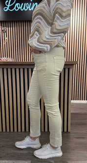 Ancii - Byxor med knappmix - Beige  - Nyhet