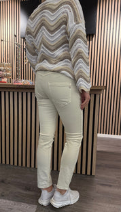 Ancii - Byxor med knappmix - Beige  - Nyhet