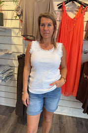 Angeline - Spetslinne - Vit