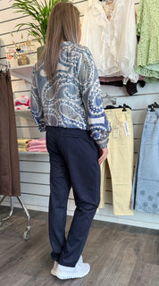 Annelise - Byxa med resår - Navy