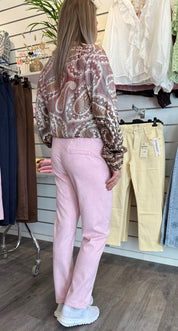 Annelise - Byxa med resår - Rosa