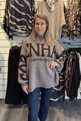 Aria - Stickad tröja - Copenhagen - Mörk Fango