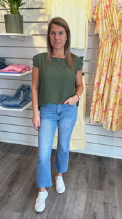 Aylin - Topp - Khaki - Nyhet