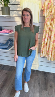 Aylin - Topp - Khaki - Nyhet