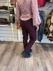 Uma Byxa med resår Bordeaux